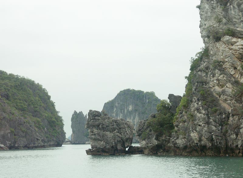 Rock in gap
