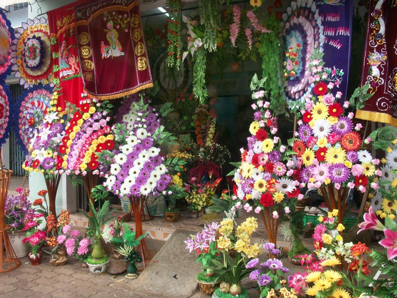 Paper Flowers for Funerals