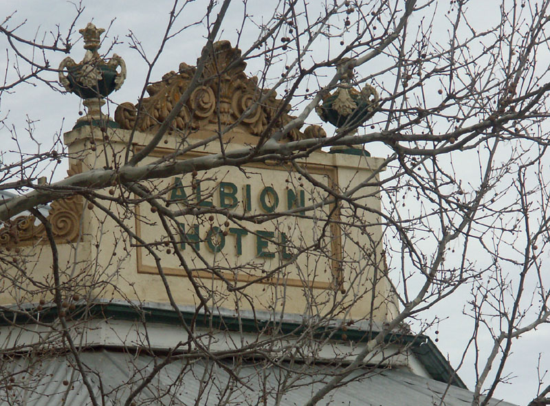 Hotel in a cold town