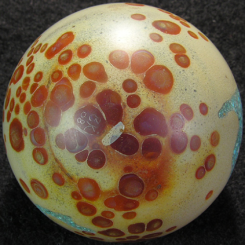 These marbles are all tumbled in a rock tumbler to give them an uber cool matte finish, SO nice to feel.