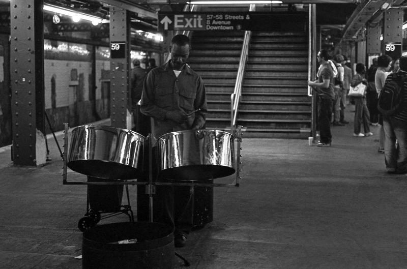 subway musician