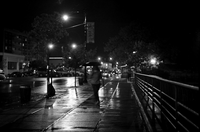 woman with umbrella