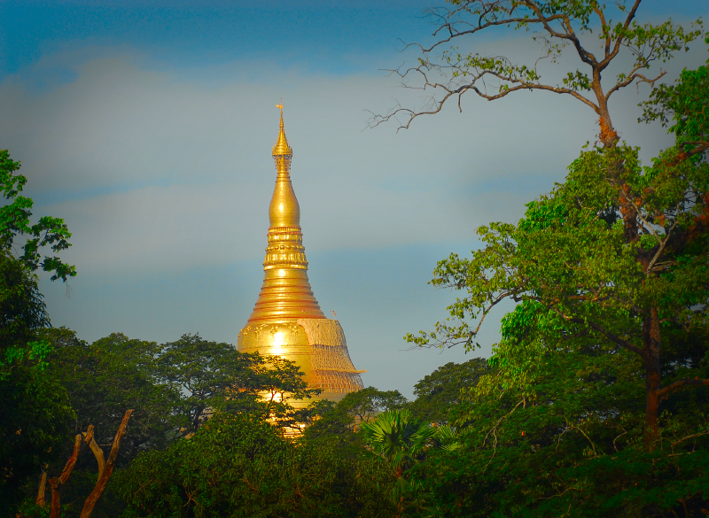 Shwedagon pagoda.Yangon