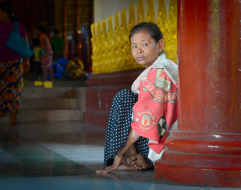 Shwedagon pagoda.Yangon