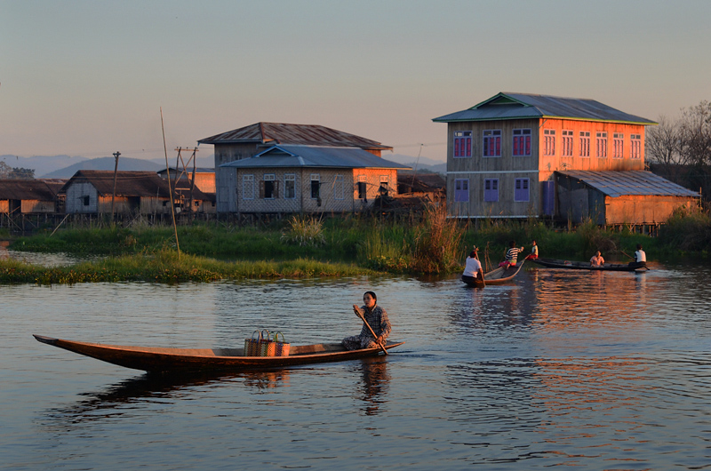 near Nga Hpe Chaung. Inle lake