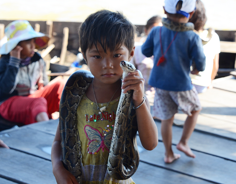 Chong Kneas floating village