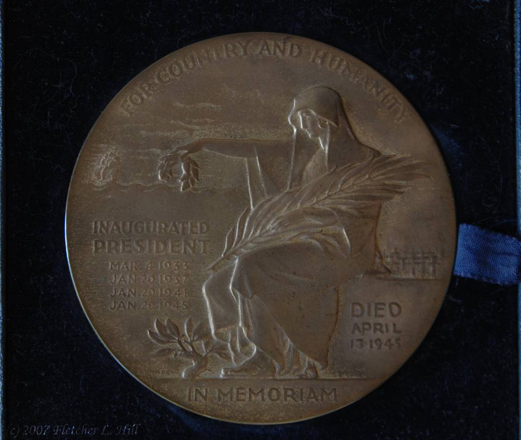 FDR Electoral College Medallion - Reverse
