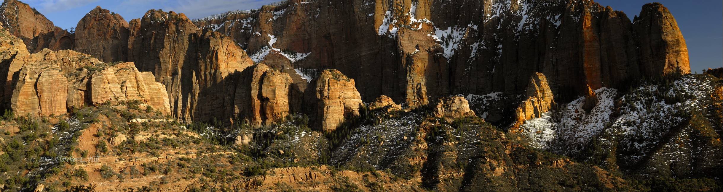 Southern Kolob Canyons, Dusk
