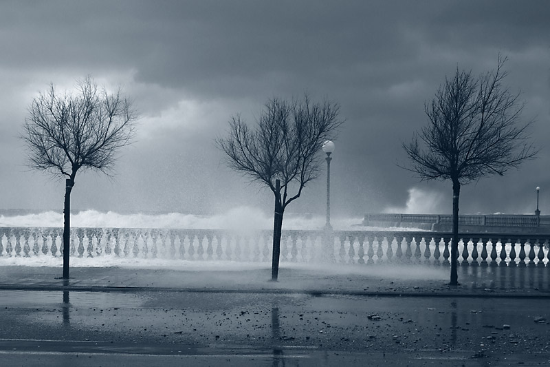 Mareggiata a Livorno