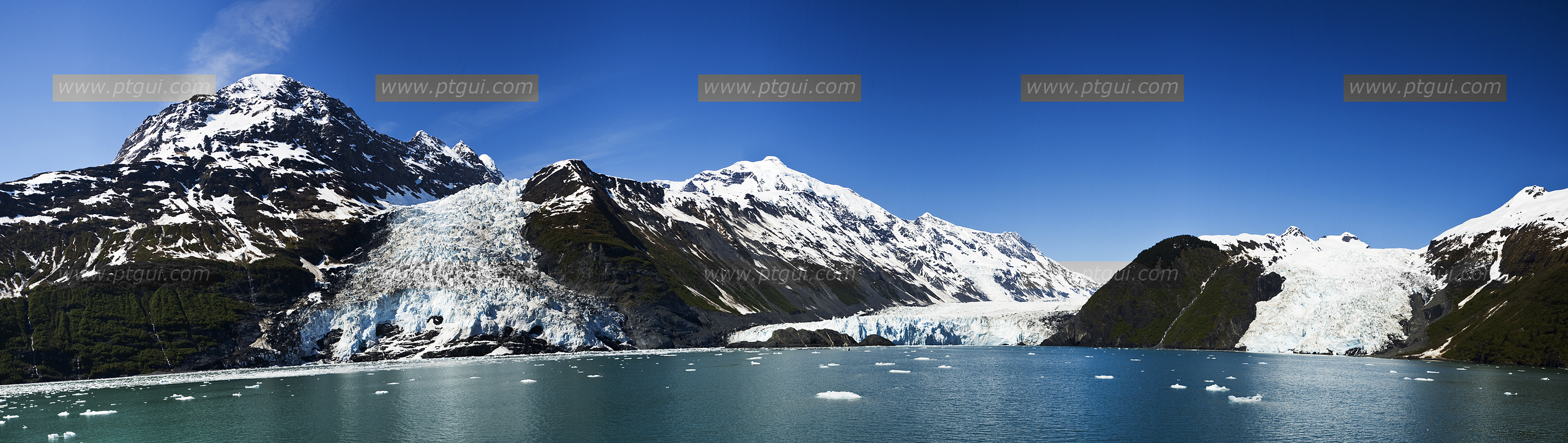 Glacier using PTgui