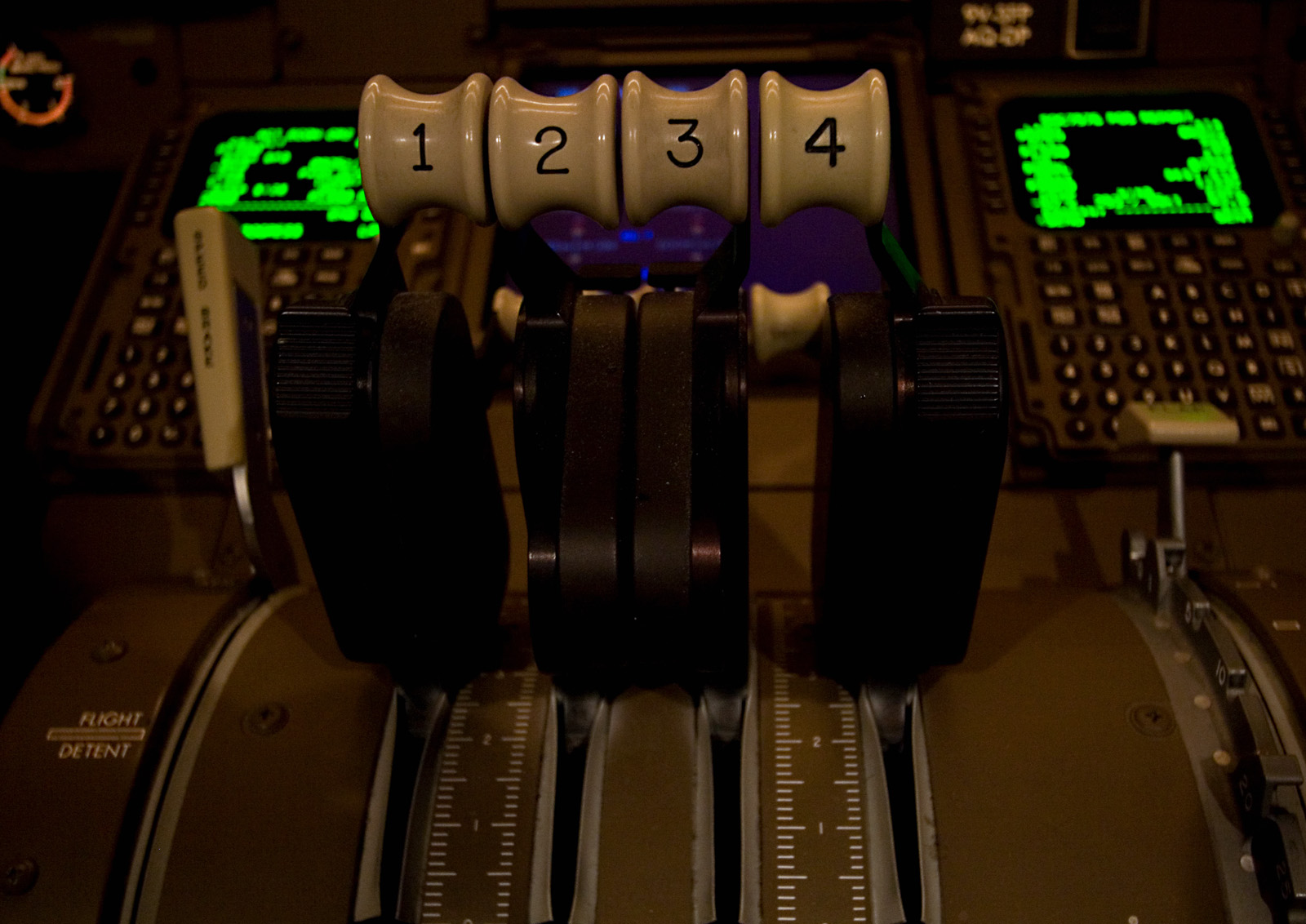 Thrust Levers Boeing 747-400