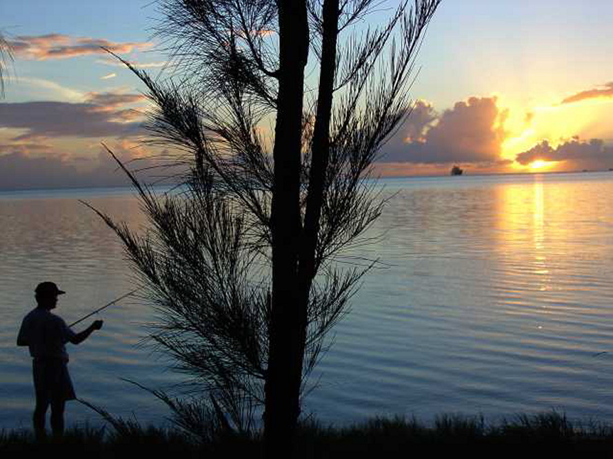 Sunset Fishing on Saipan