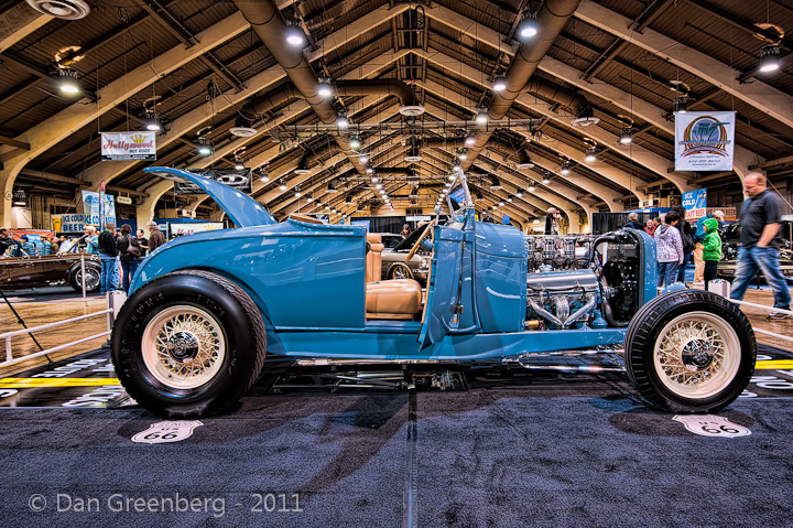 1929 Ford Roadster on a 1932 Frame