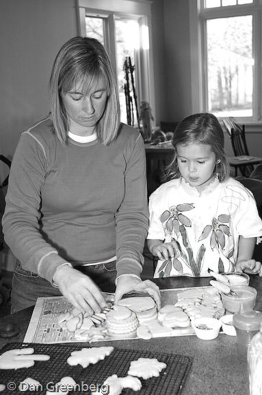 Amy and Ava - baking