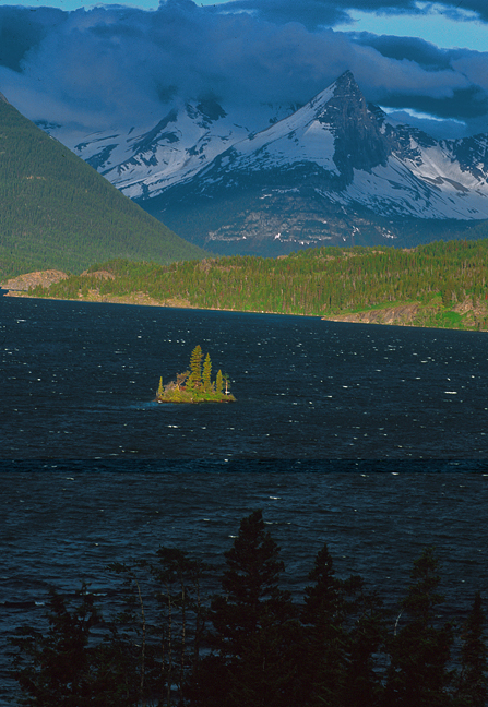 St. Marie Lake and Wild Goose Island, Glacier National Park, Montana