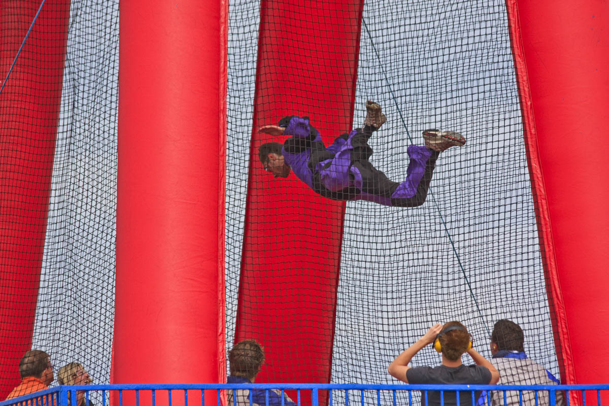 Free Fall Simulator at the Margate Air  Land Show