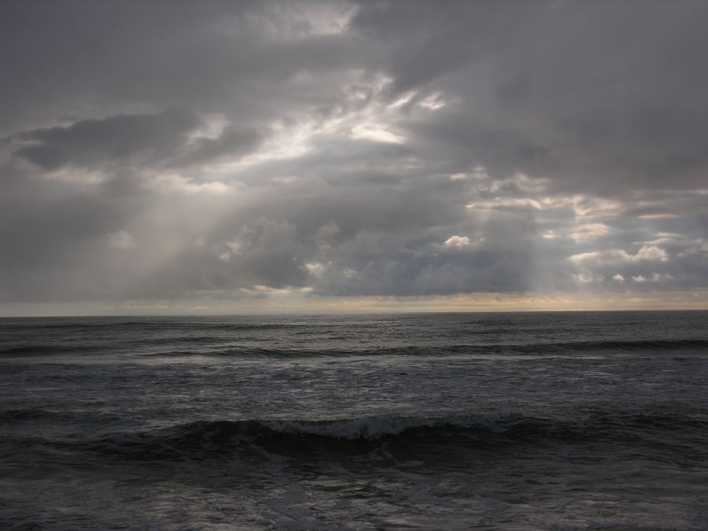 View on the Baltic sea in Ziemupe