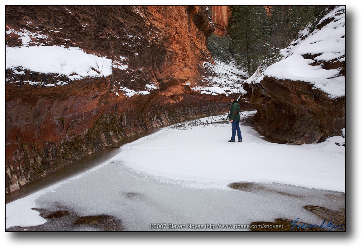 Oak Creek Canyon - West Fork in Snow VI