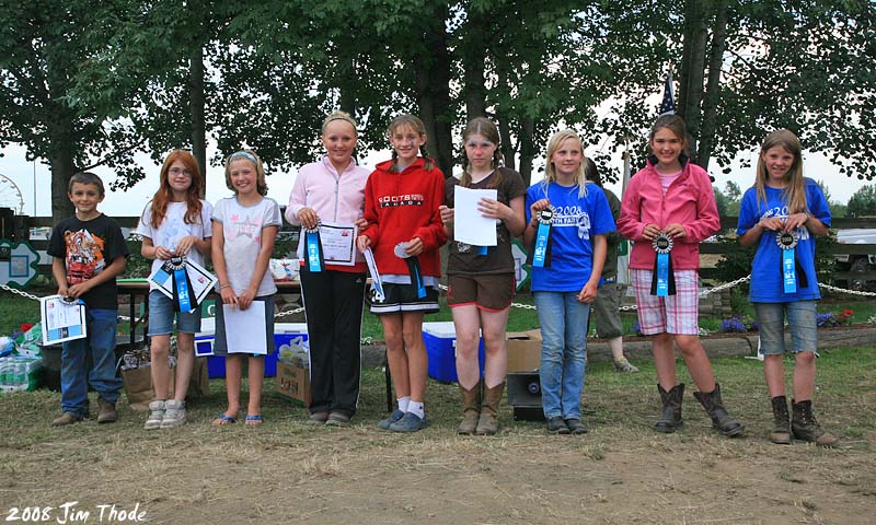 Top ten (-1) Jr. Horse Exhibitors