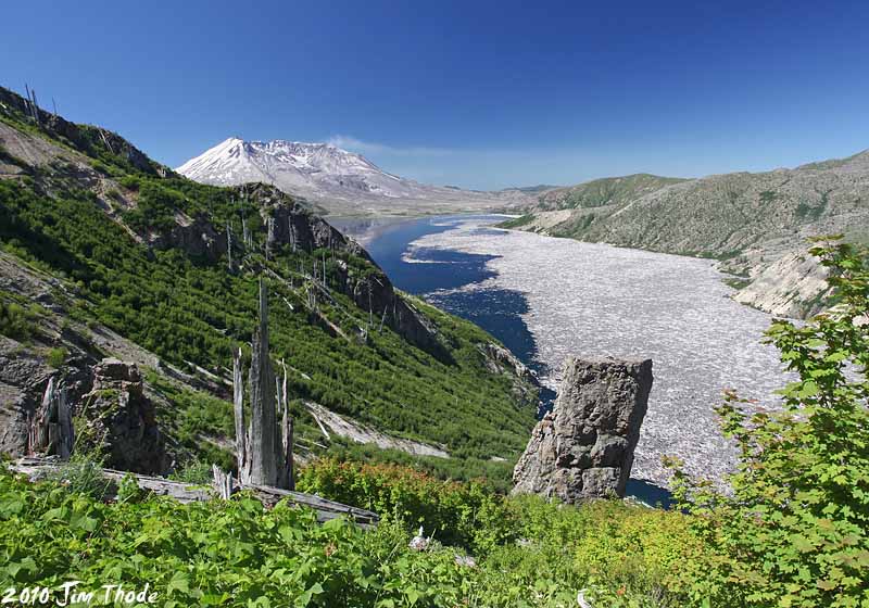 Tephras Pinnacle / Spirit Lake/ Mt St Helens