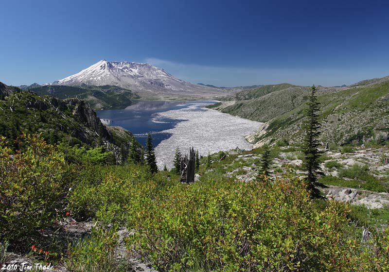 Spirit Lake/ Mt St Helens