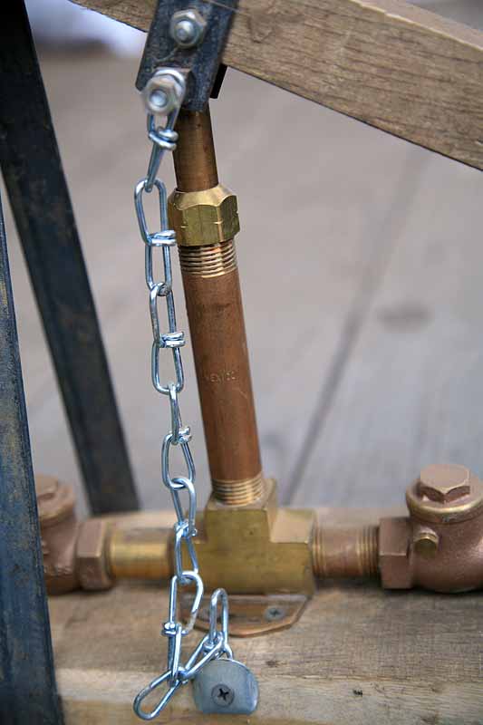 Pressure pump detail