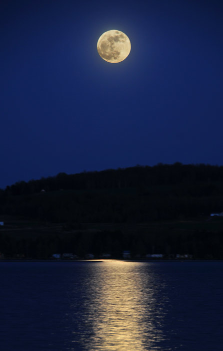 Super Moon over Lake Carmi, 2012