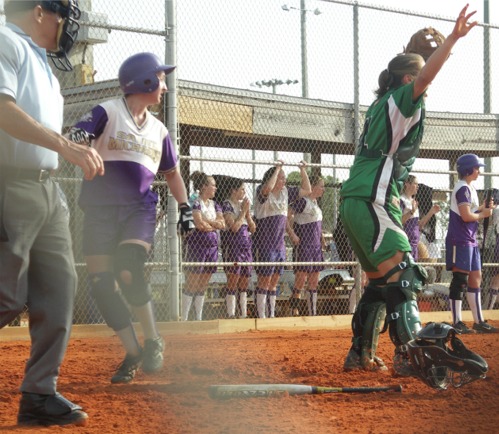 Katelyn Scores (leaves catcher alone this time)