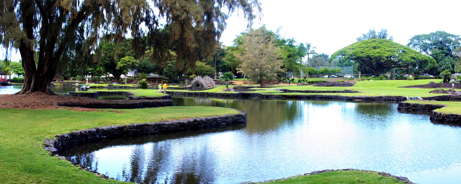 Queen Liliuokalani Gardens, Hilo, Hawaii