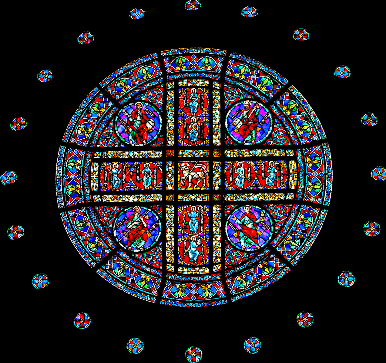 East Rose Window, Cathedral of Saint Paul (Minnesota)