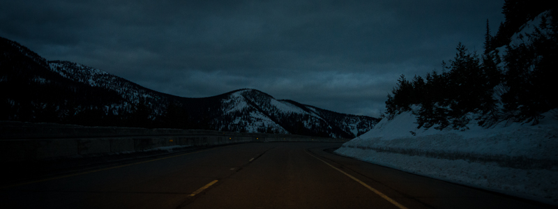 A lonely drive