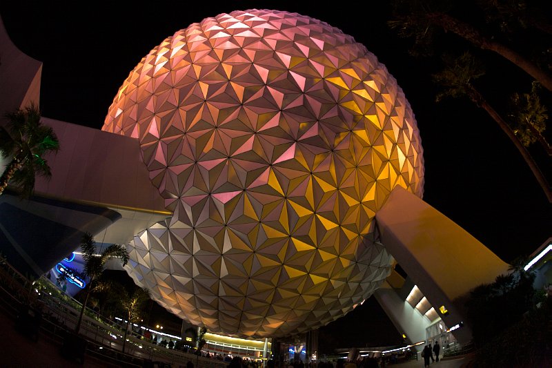 Earth night, Epcot, Disney World