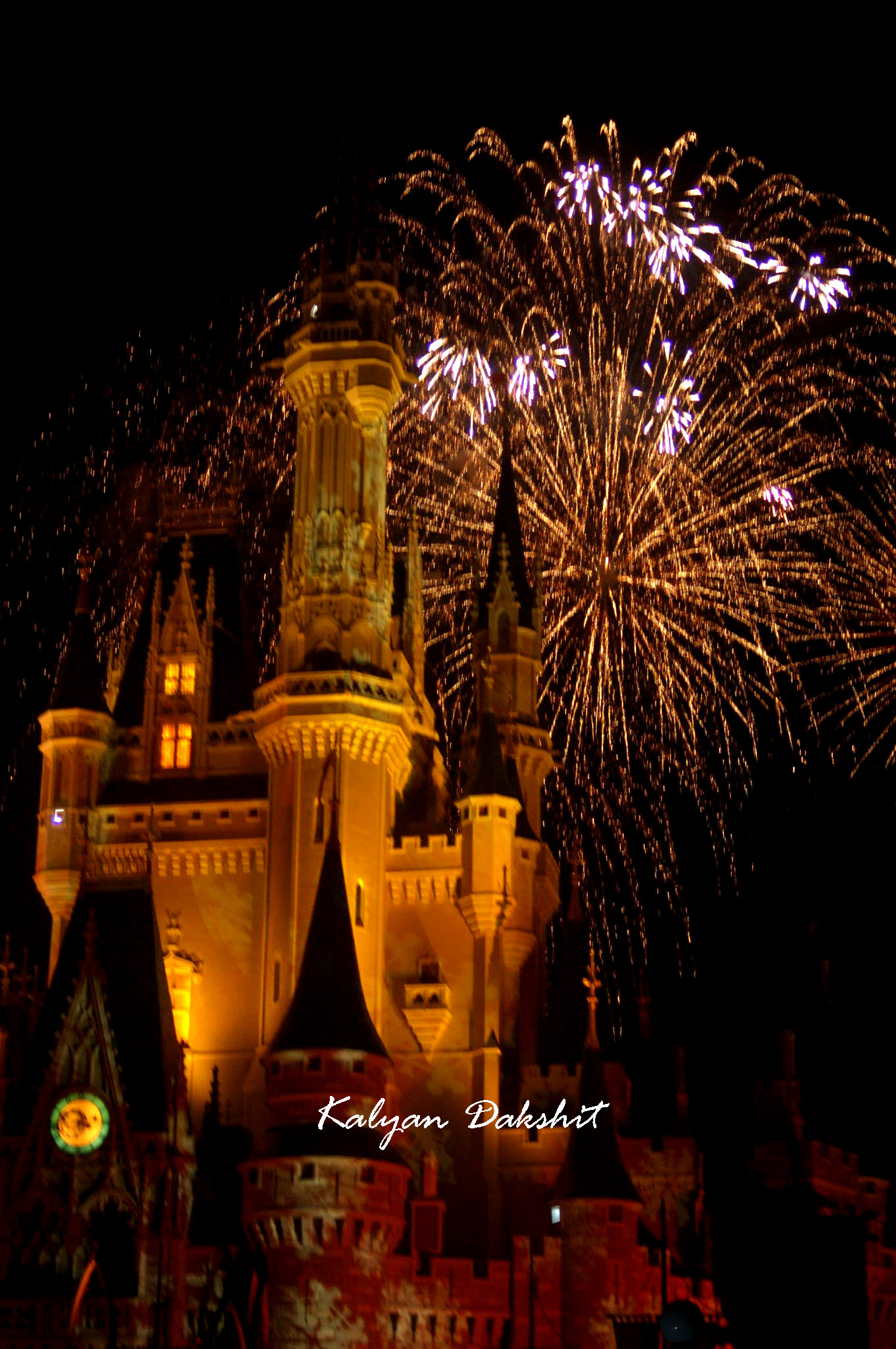 Fireworks at Magic kingdom