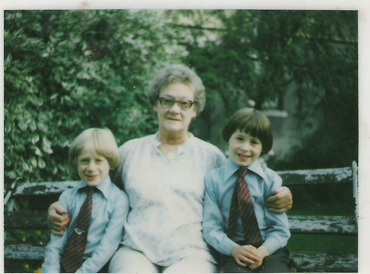 Marjory Marcus and Adrian at Jubilee Cottage
