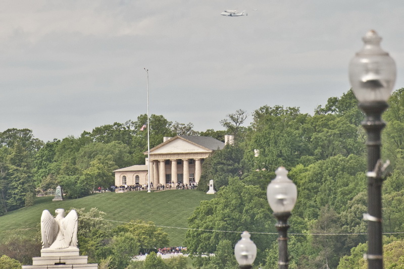 ..... over the Arlington National Cemetery and Custis-Lee Mansion.