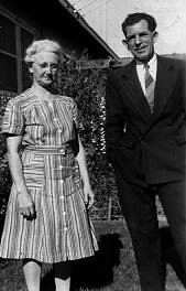 These are a set of my paternal great grandparents: Charles Gird Mann & his wife Helen Grinstead Allen Mann. This shot was taken in California, circa 1945.