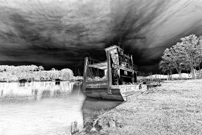 Old River Boat in Guntersville Al