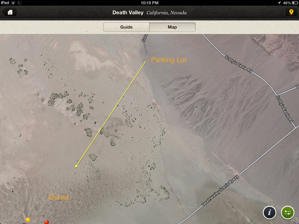 Death Valley Dunes Alternate Parking