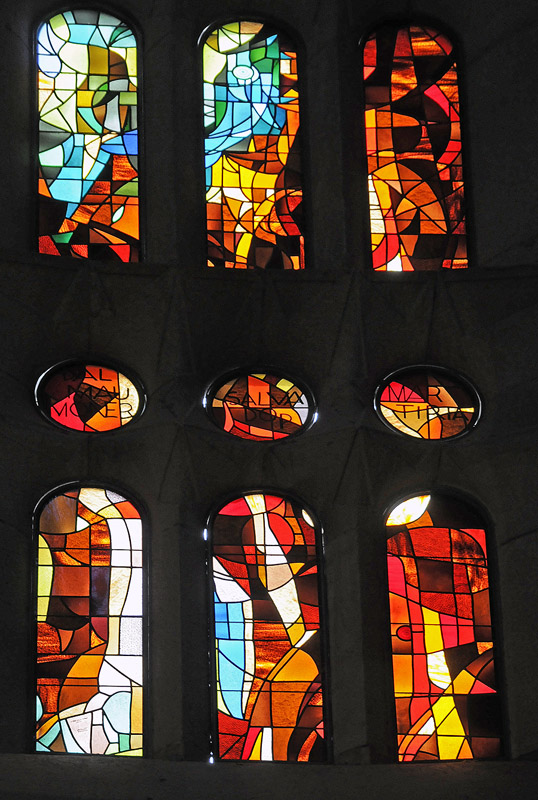 stainglass in la sagrada