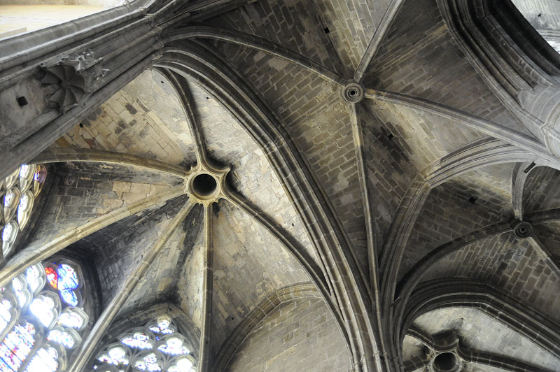 8 June 2010 - Ceiling in Cathedral in Narbonne