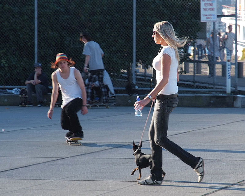 Skater and Blonde