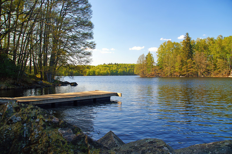 Lake Immeln, in Skne, Sweden
