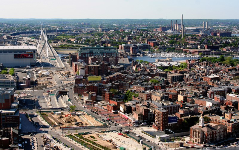 North End Roofs and the Big Dig, Boston