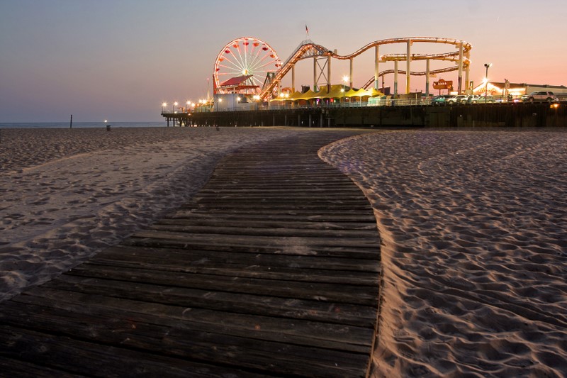 Santa Monica Beach Boardwalk Photo Della Huff Photos At Pbase Santa Monica Beach Boardwalk