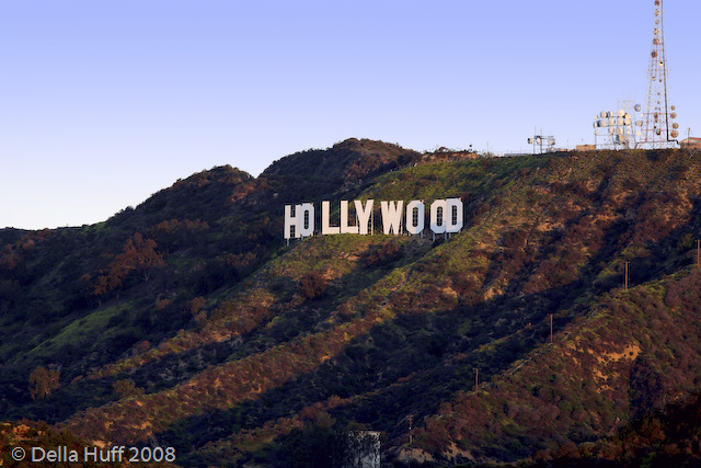 The Hollywood Sign at Sunrise