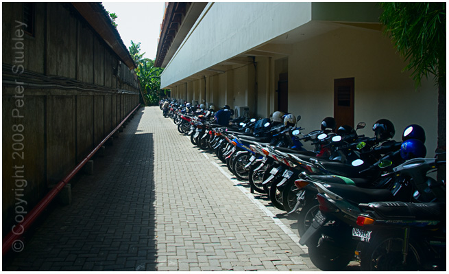 Motorcycles and scooters.