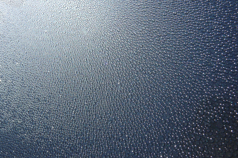 Dew drops on a car 2