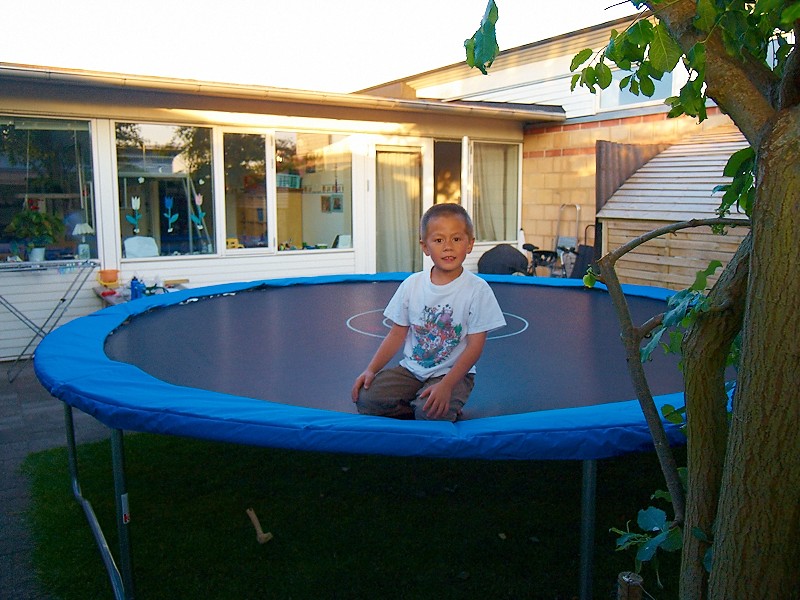 2009-06-28 Oliver on trampolin