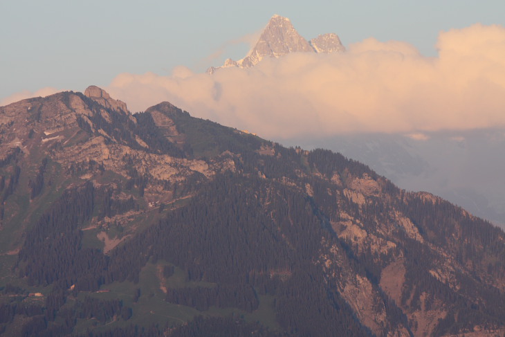 Schynige Platte and Schreckhorn 13380ft