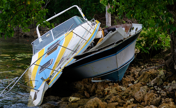 The wreck of the Miss Behaving